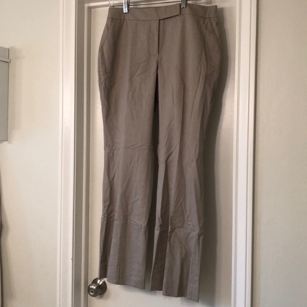 Dress pants with flare leg